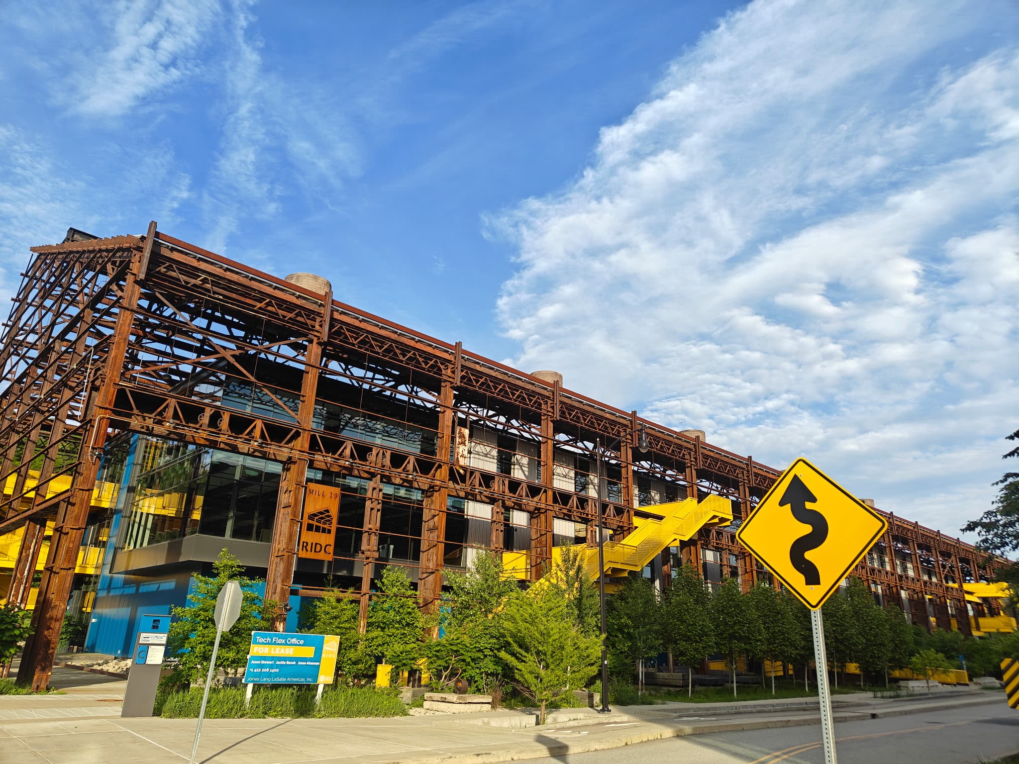 The remediated mill site, prepared for redevelopment.